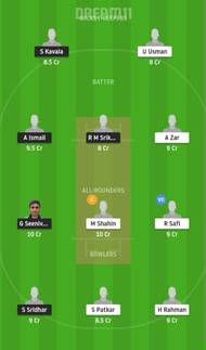 HSG vs GOC Dream11 Fantasy Suggestion #1 - ECS T10 Malmo